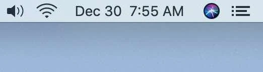 Apple's basic menubar clock