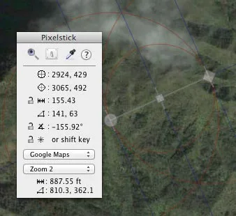 PixelStick measurement tool