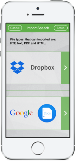 Speechmaker, Speech maker for ios, Speechmaker for creating speeches in iDevices