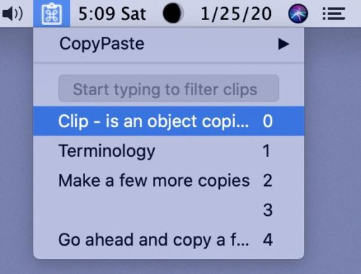 CopyPaste for Mac Manual Page 14 copypaste help