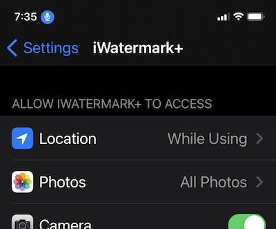 Aplicativo de vídeo iWatermark + iOS # 1 Watermark Photos