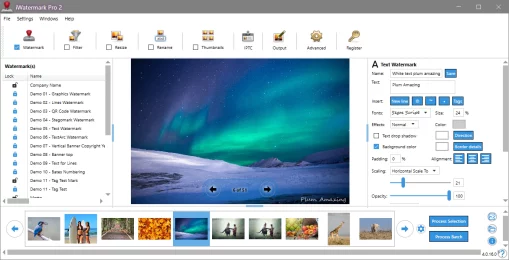 iwatermark pro 2 for windows user interface