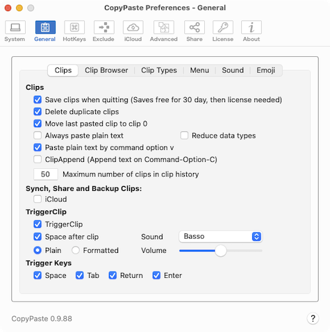 CopyPaste for Mac Manual Page 20 copypaste help